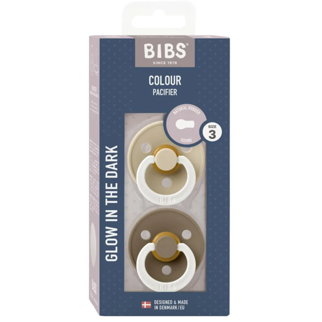 BIBS Sutter<Pacifier Colour 2 Pack Latex