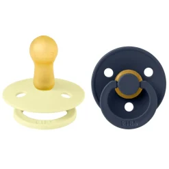 BIBS Pacifier Colour 2 Pack Latex<Børn Sutter