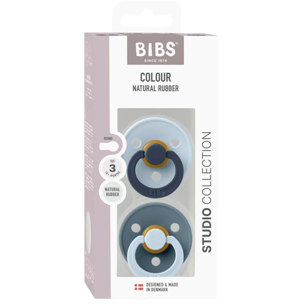 BIBS Sutter<Pacifier Studio Colour 2 Pack