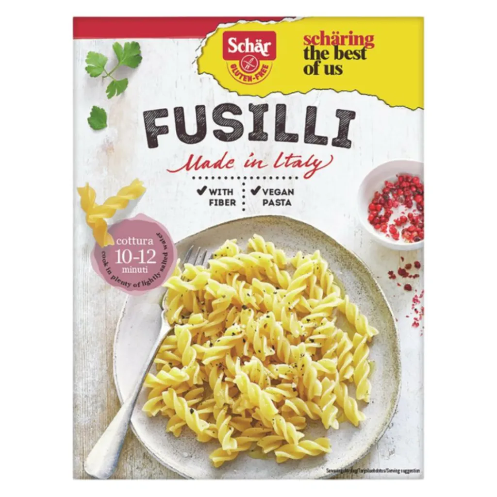 Schär Pasta, Ris & Bælgfrugter>Pasta Fusilli