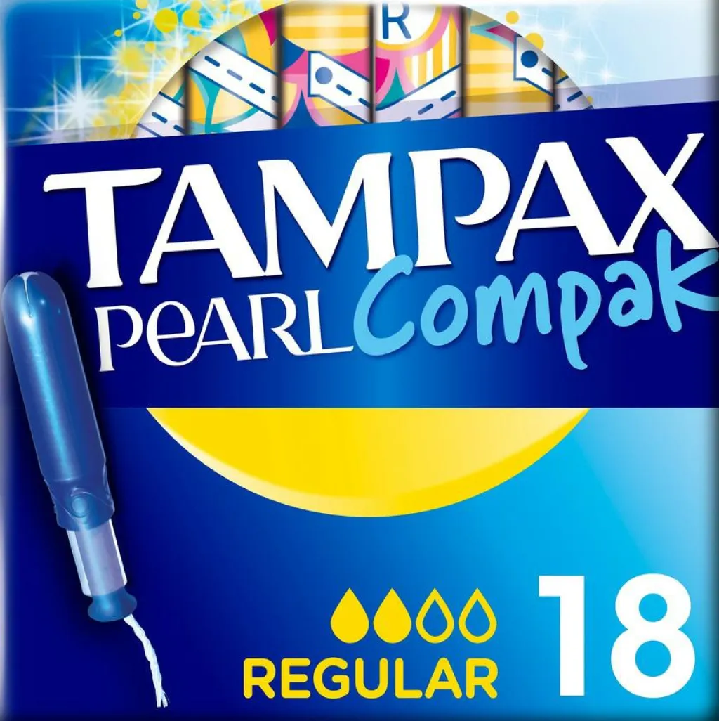 Tampax Bind & Indlæg>Pearl Compak Regular Tamponer