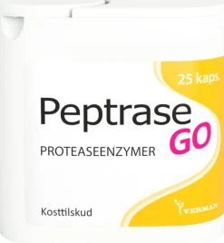 Verman Peptrase GO< Fordøjelse & Fibre