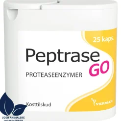 Verman Peptrase GO< Fordøjelse & Fibre