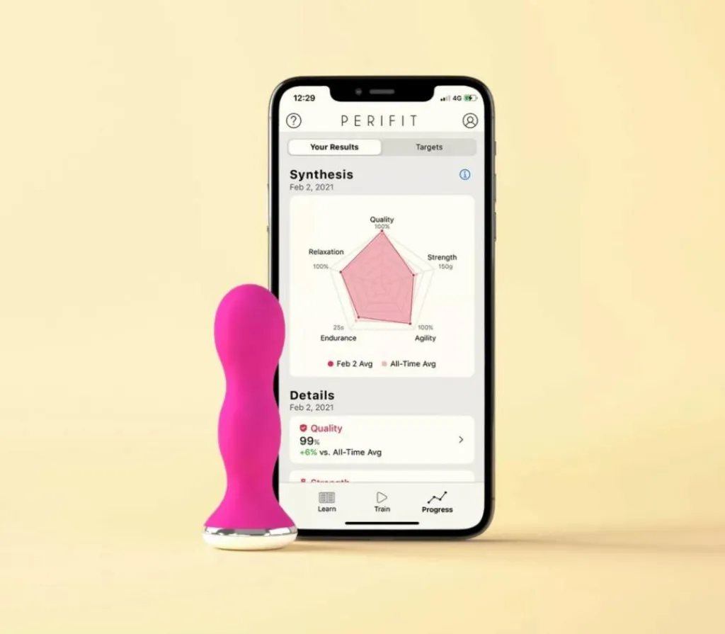 EasyToys Efterfødsel|Bækkenbundskugler<Perifit Bækkenbundstræner App-styret