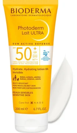 Bioderma Solcreme Til Børn|Hudpleje Til Børn>Photoderm Lait Ultra SPF 50+