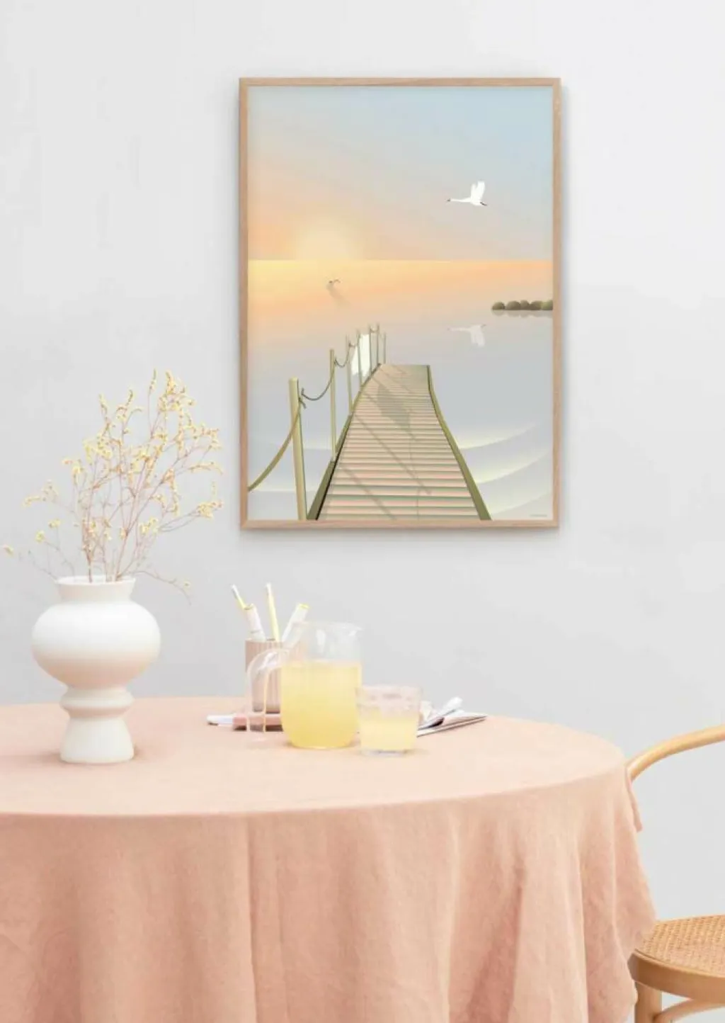 ViSSEVASSE Plakater & Rammer>Plakat 'Bathing Bridge'