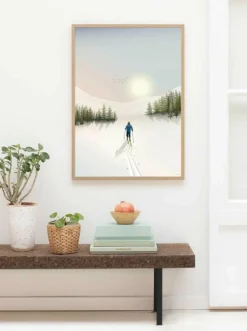ViSSEVASSE Plakater & Rammer<Plakat 'Cross-Country Skiing'
