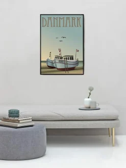 ViSSEVASSE Plakater & Rammer>Plakat 'Danmark Fiskebådene'