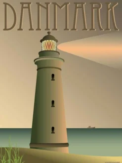 ViSSEVASSE Plakat 'Danmark Fyret'< Plakater & Rammer