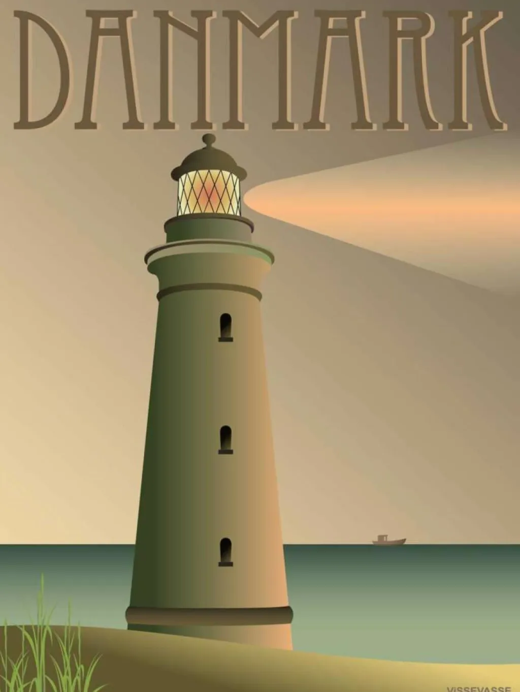ViSSEVASSE Plakat 'Danmark Fyret'< Plakater & Rammer