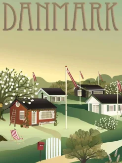 ViSSEVASSE Plakat 'Danmark Kolonihaverne'< Plakater & Rammer