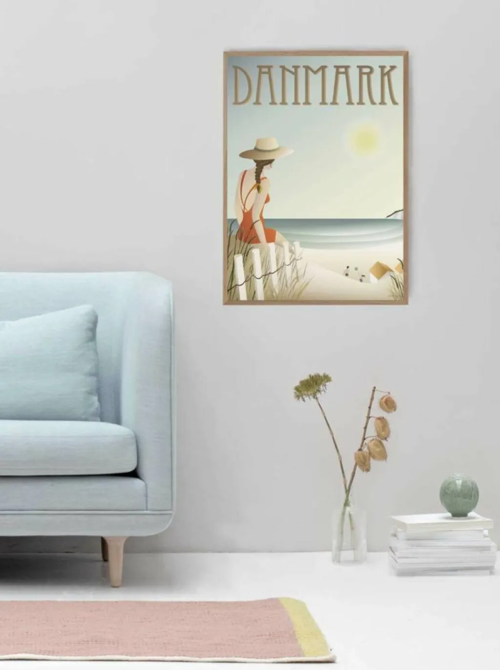 ViSSEVASSE Plakat 'Danmark Stranden'< Plakater & Rammer