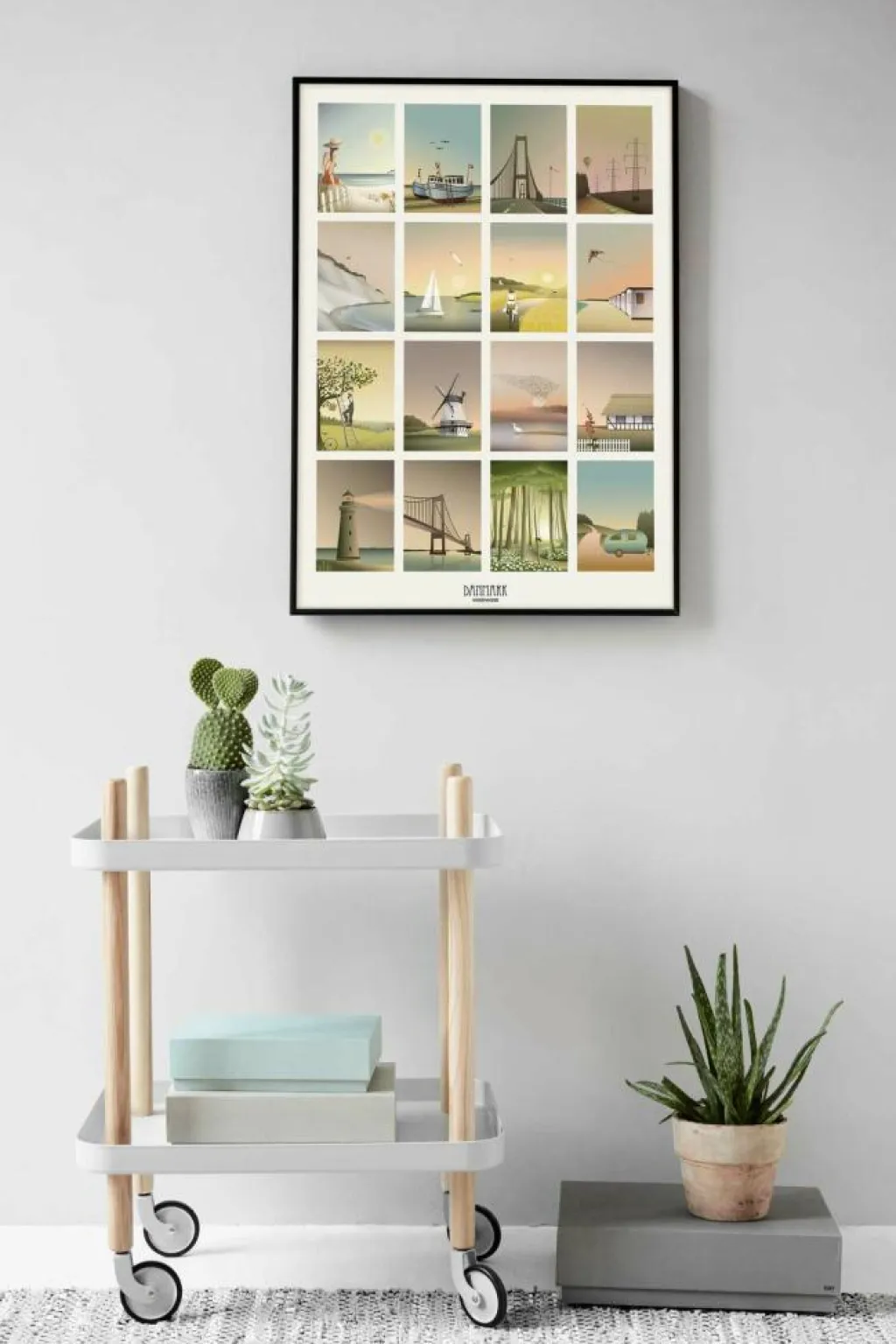 ViSSEVASSE Plakater & Rammer<Plakat 'Danmarksmotiver'