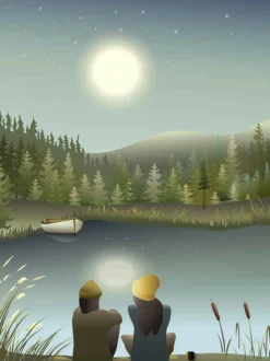 ViSSEVASSE Plakater & Rammer<Plakat 'Moonlight With You'