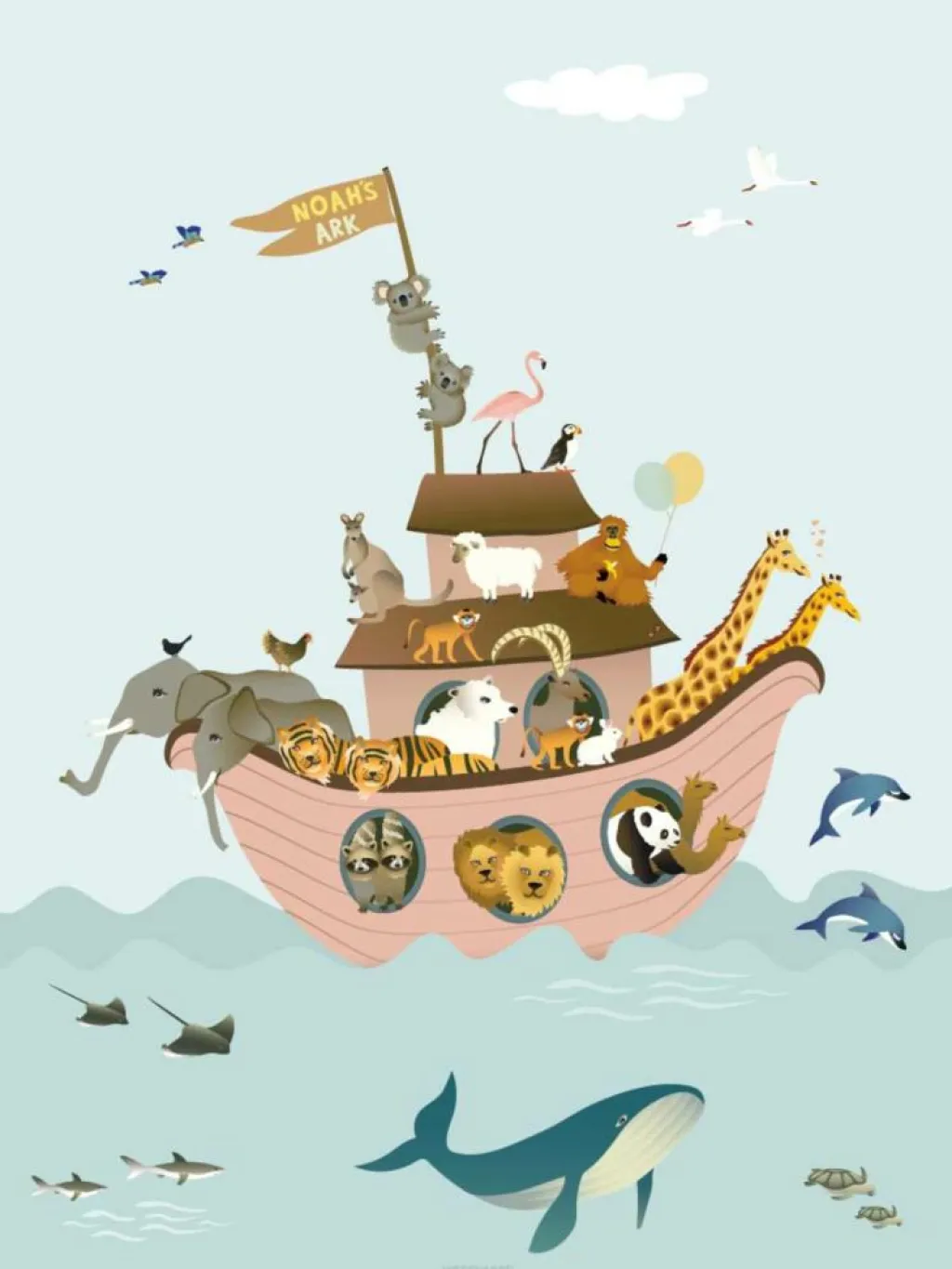 ViSSEVASSE Plakat 'Noah's Ark'< Plakater & Rammer
