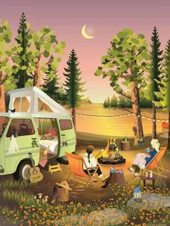 ViSSEVASSE Plakat Van Life<Børn Spil Og Puslespil