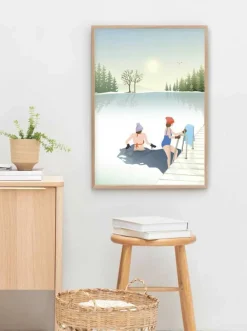 ViSSEVASSE Plakat 'Winter Bath'< Plakater & Rammer
