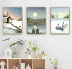 ViSSEVASSE Plakat 'Winter Bath'< Plakater & Rammer