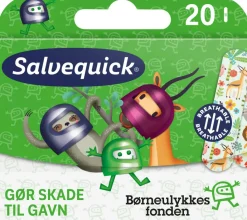 Salvequick Børneplastre|Sårplastre<Plaster Børneulykkesfonden