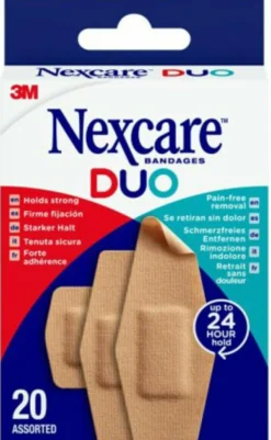 Nexcare Sårplastre|Sårplastre>Plaster DUO Plaster Maxi Assorteret