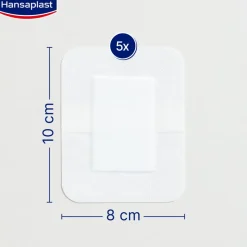 Hansaplast Plaster Sensitive XXL< Sårplastre|Sårplastre