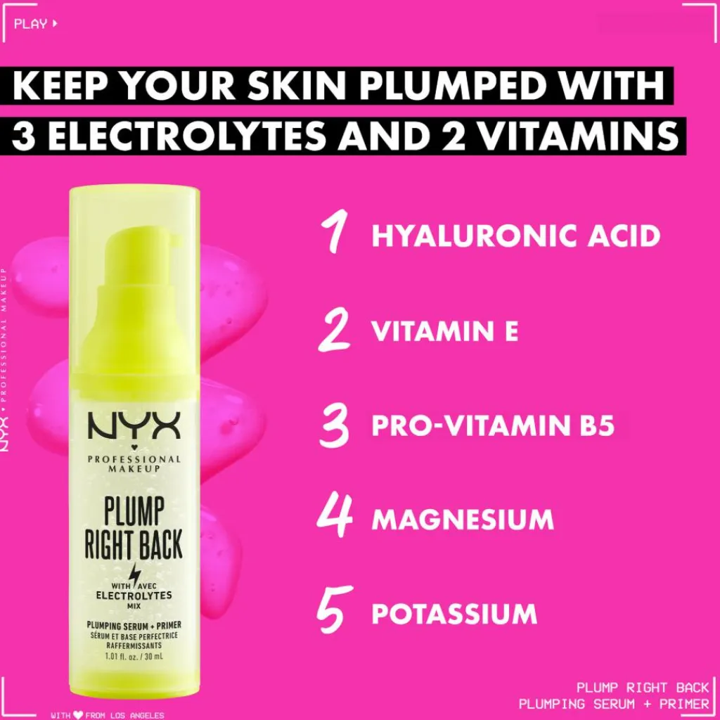 NYX PROFESSIONAL MAKEUP Plump Right Back Primer + Serum< Primer