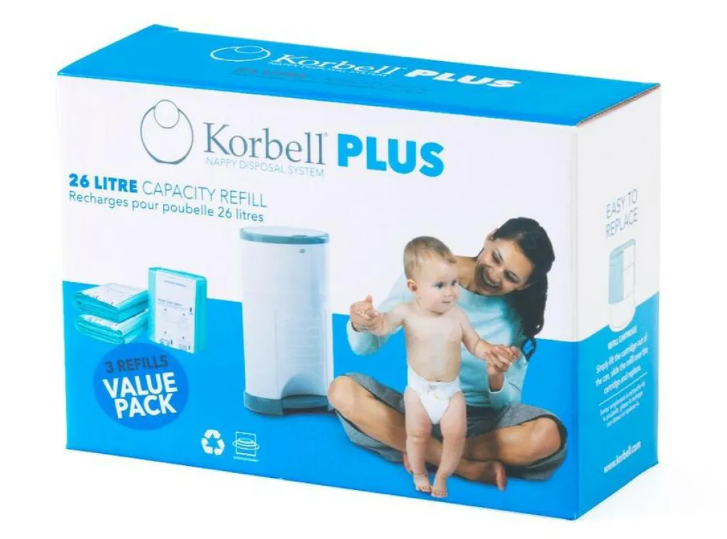 Korbell Pusletid>Plus Refill 3-pak