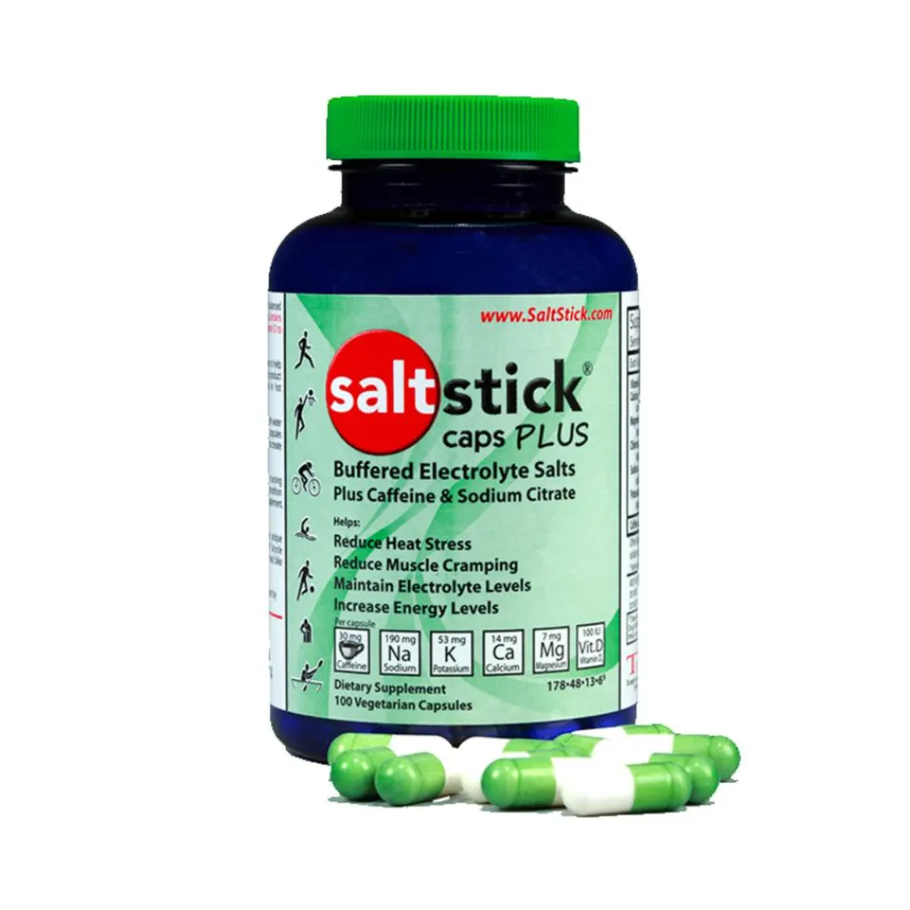 Saltsticks Elektrolytter>PLUS Saltkapsler med Koffein