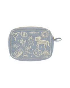 HABIBA Polly Embroidery Toiletry Bag< Tasker & Punge|Makeup- & Toilettasker