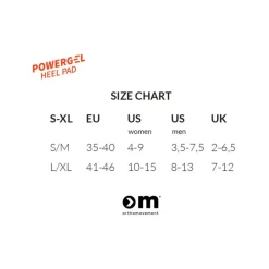 Ortho Movement Powergel Heel Pad< Såler & Indlæg