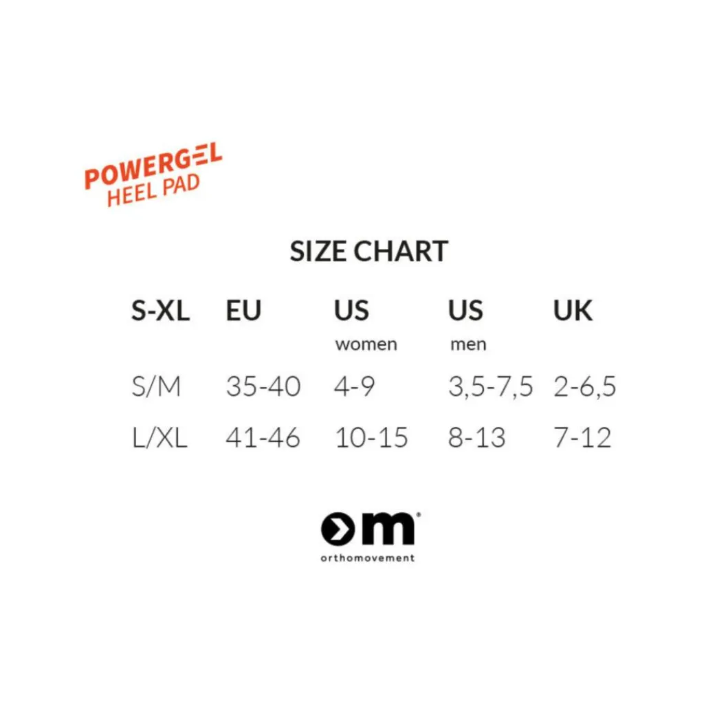 Ortho Movement Powergel Heel Pad< Såler & Indlæg