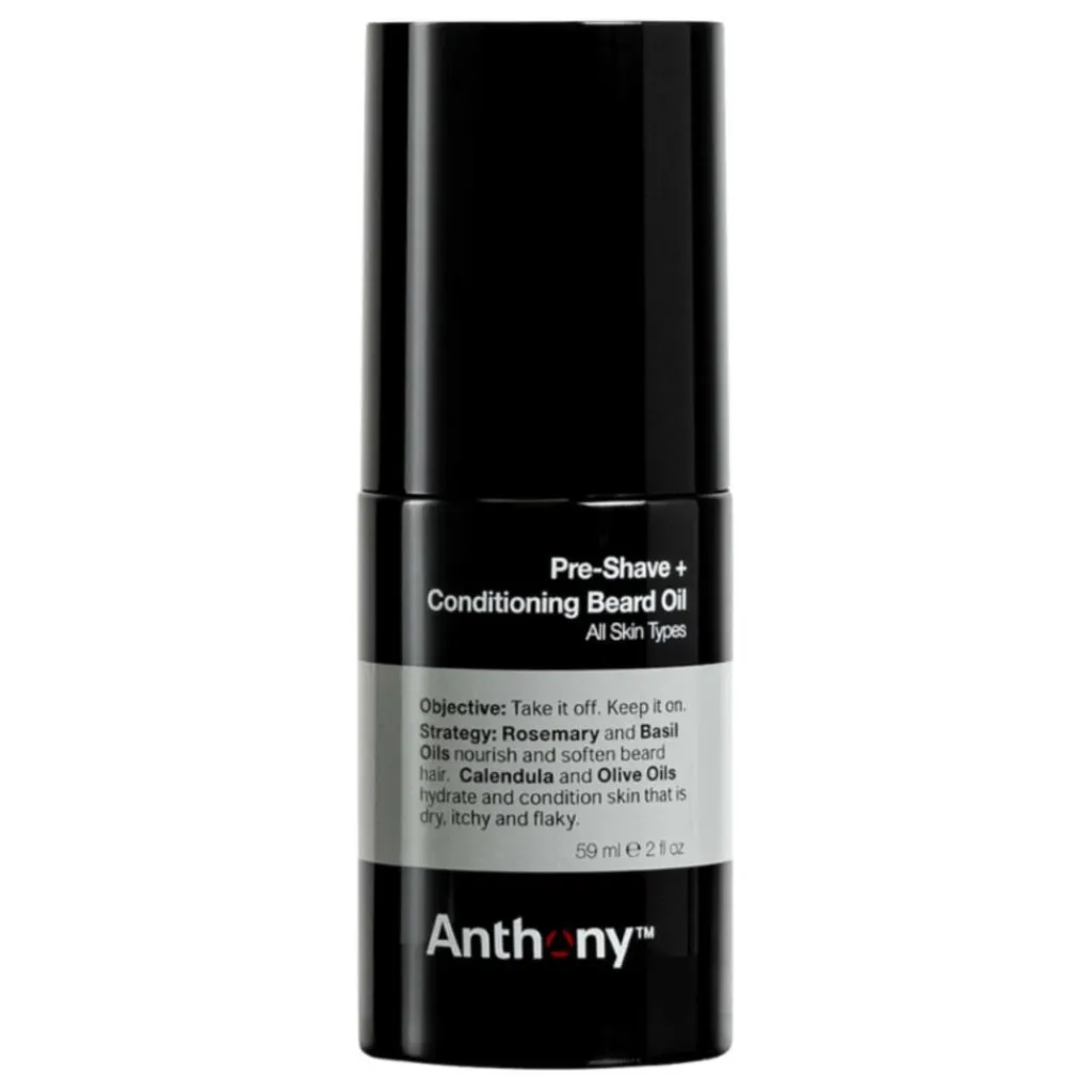 Anthony Logistics Skægolie>Pre Shave + Conditioning Beard Oil