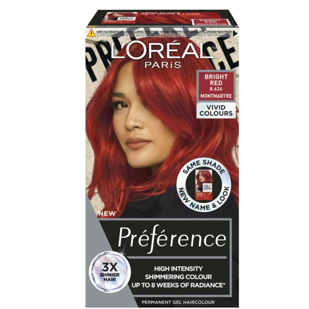 L'Oréal Paris Permanent Hårfarve<Préférence Vivid Colours Permanent Hårfarve