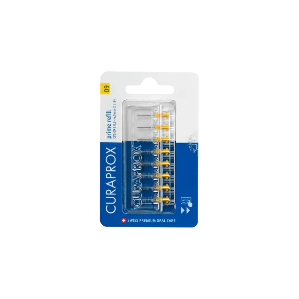 Curaprox Mund & Tandpleje<Prime Refill + 8 stk mellemrumsbørster