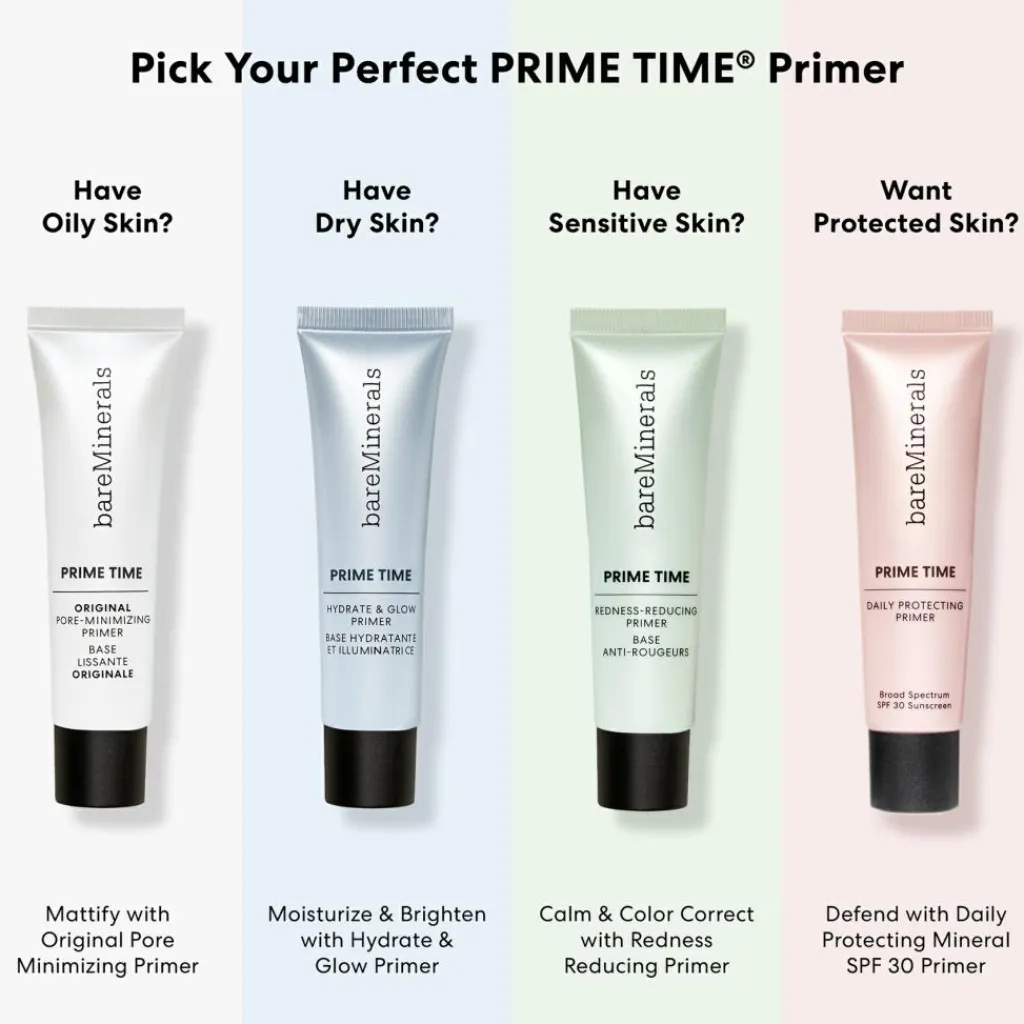 bareMinerals Prime Time Redness Reducing Primer< Primer