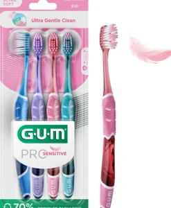 GUM Mund & Tandpleje<PRO SENSITIVE Tandbørste