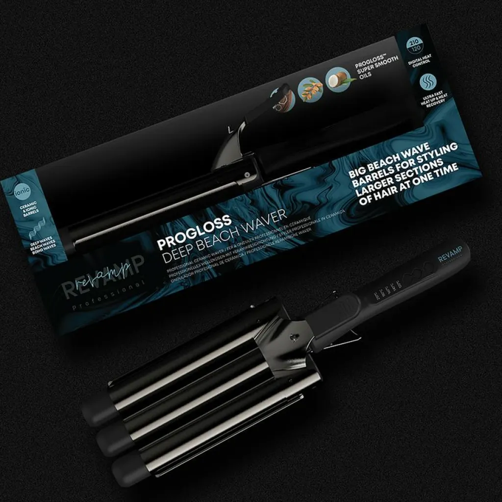 REVAMP Krøllejern<Progloss Deep Beach Waver