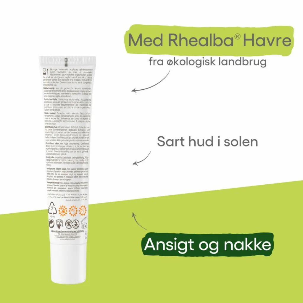 A-DERMA Solpleje<Protect Invisible Sun Fluid SPF50+
