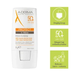 A-DERMA Protect Invisible Sun Stick SPF50+< Solpleje