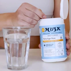 HUSK Psyllium Mavebalance Psyllium Mavebalance + Mælkesyrebakterier< Ingredienser