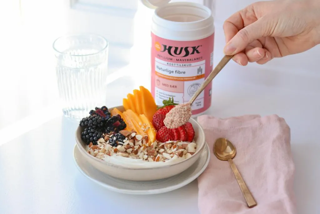HUSK Psyllium Mavebalance Fordøjelse & Fibre>Psyllium Mavebalance med Bær
