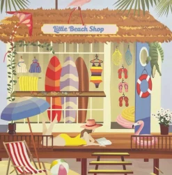 ViSSEVASSE Pulsespil Little Beach Shop<Børn Spil Og Puslespil