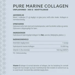 Plent Pure Marine Collagen 300 g< Ingredienser