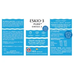 Eskio-3 Pure Omega-3< Fiskeolie & Omega 3