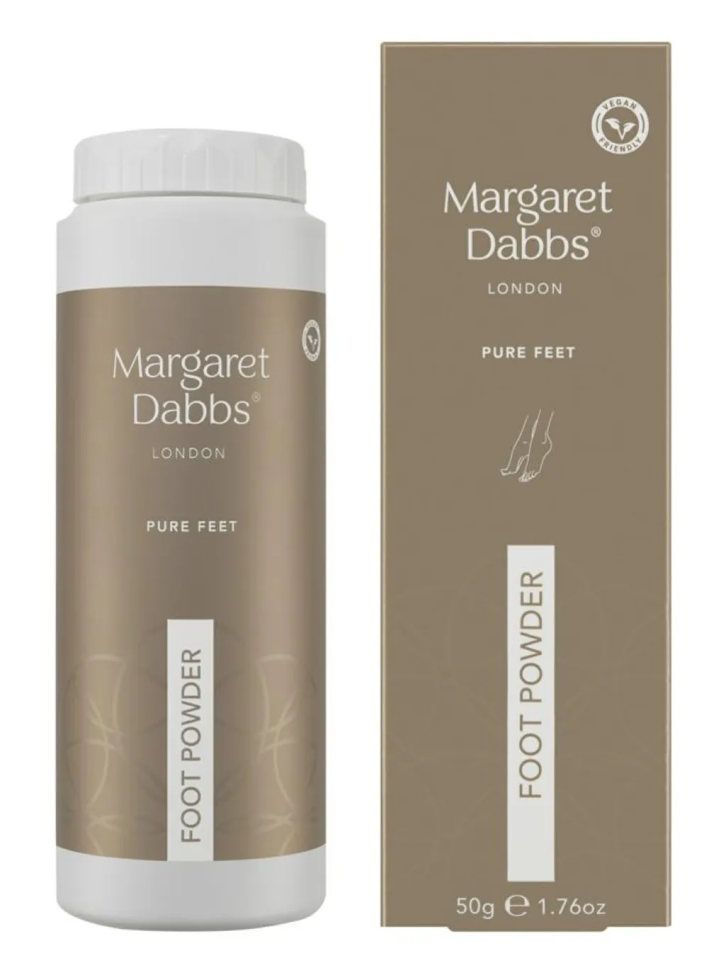 Margaret Dabbs Fodpleje<Pure Soothing Foot Powder
