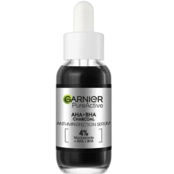 Garnier Ansigtspleje<PureActive BHA Charcoal Anti-Imperfection Serum