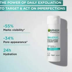 Garnier Ansigtspleje>PureActive Exfoliating Liquid Care Rensende Toner