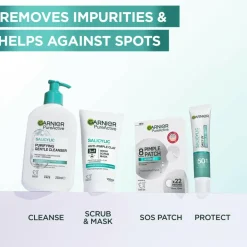Garnier Ansigtspleje<PureActive Salicylic Anti-Imperfection Daily UV Fluid SPF50+