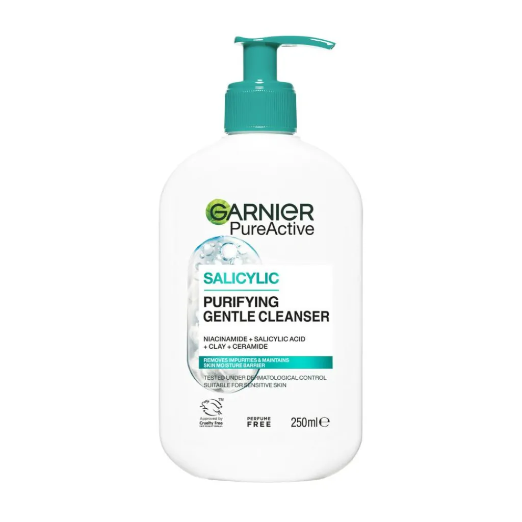 Garnier Ansigtspleje<PureActive Salicylic Purifying Gentle Rensegel