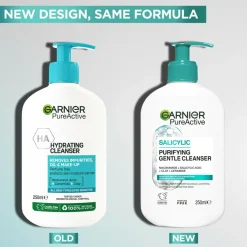 Garnier Ansigtspleje<PureActive Salicylic Purifying Gentle Rensegel